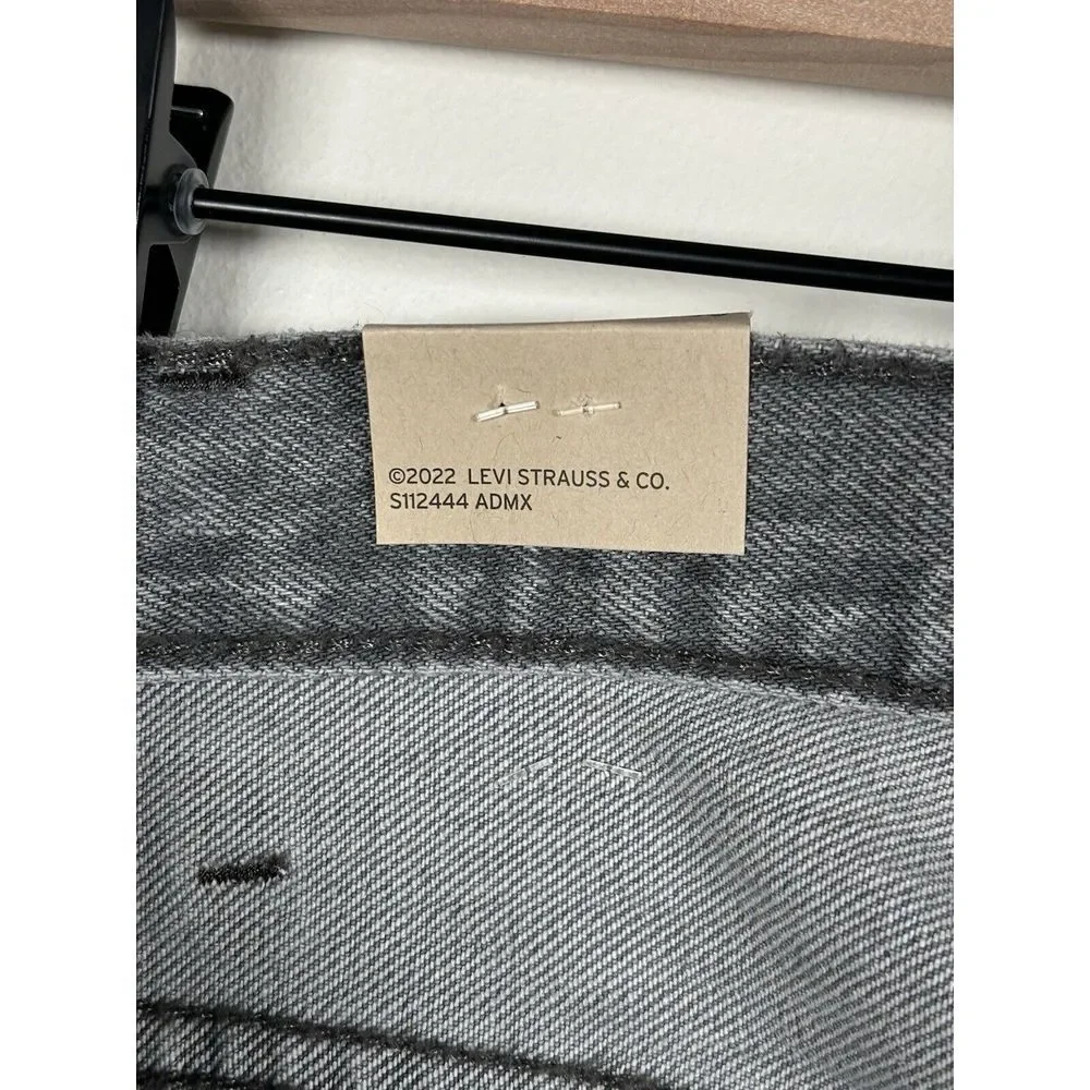 Levis 501 Jeans New Mens Original‎ Button Fly Color Grey 42x30 NWT